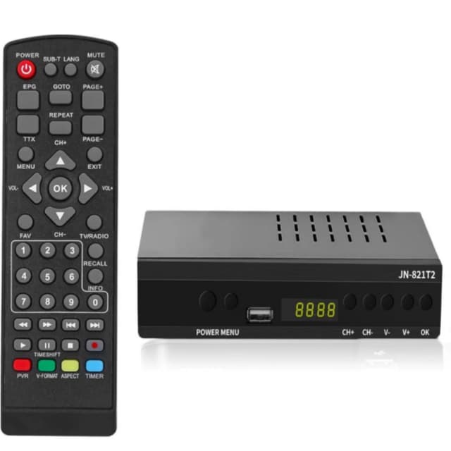 TDT HD ALTA DEFINICION  JN-821T2 FULL HD 1080 HD JN 821T2 TV Graba en HD