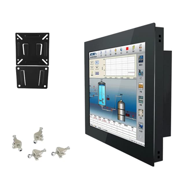 Ordenador Industrial todo en uno de 10 ", 12", 15 pulgadas, Mini Panel de PC con pantalla táctil resistiva Intel Core i3 para Win10 PRO