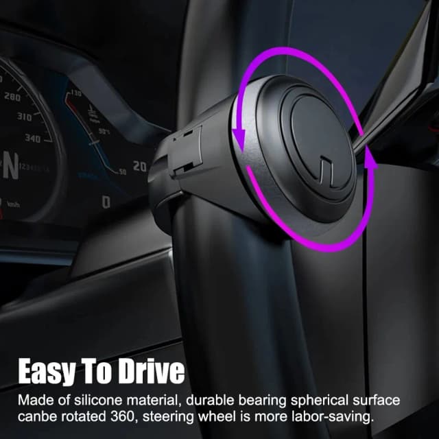 Bola de refuerzo para volante de coche, perilla giratoria, rodamiento, mango eléctrico, accesorios universales giratorios para automóvil, Kit de ahorro de trabajo