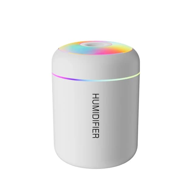 Humidificador de aire USB, pulverizador de niebla fría LED para escritorio, difusor de Aroma, purificador de aceites esenciales para el hogar y el dormitorio