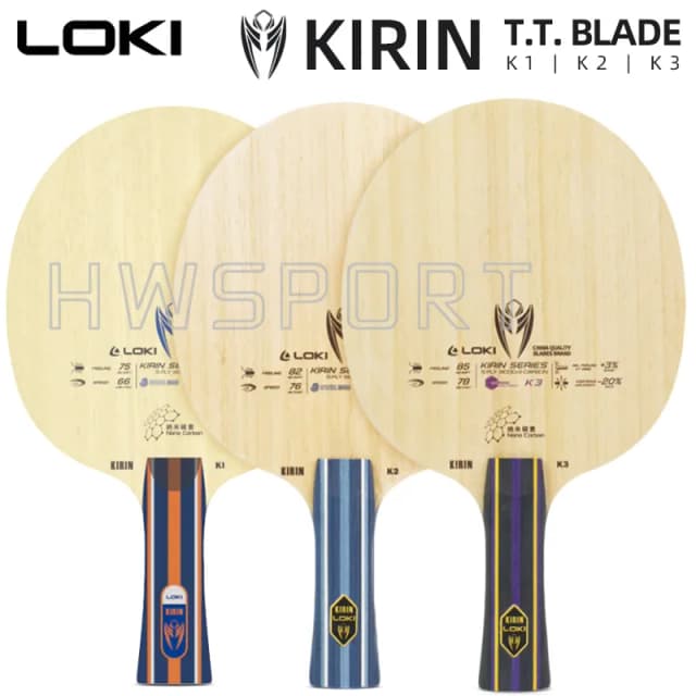 LOKI Kirin K1 K2 K3 hoja de tenis de mesa entrada ofensiva hoja de Ping Pong 5 + 2 capas tablero Base FL Grip