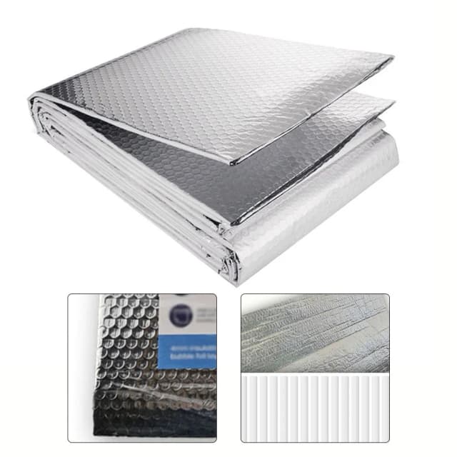 Reflector de calor para radiador, lámina trasera, longitud reflectante de calor, 5M, almohadilla de película de ahorro de energía, película de aluminio de 60cm x 5m con pegatina de calor
