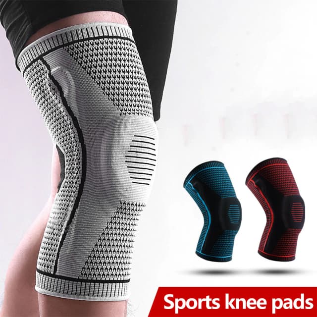 Rodillera de doble compresión, soporte para el dolor de rodilla, deportes, correr, gimnasio, alivio del dolor articular, recuperación de lesiones por desgarro de menisco