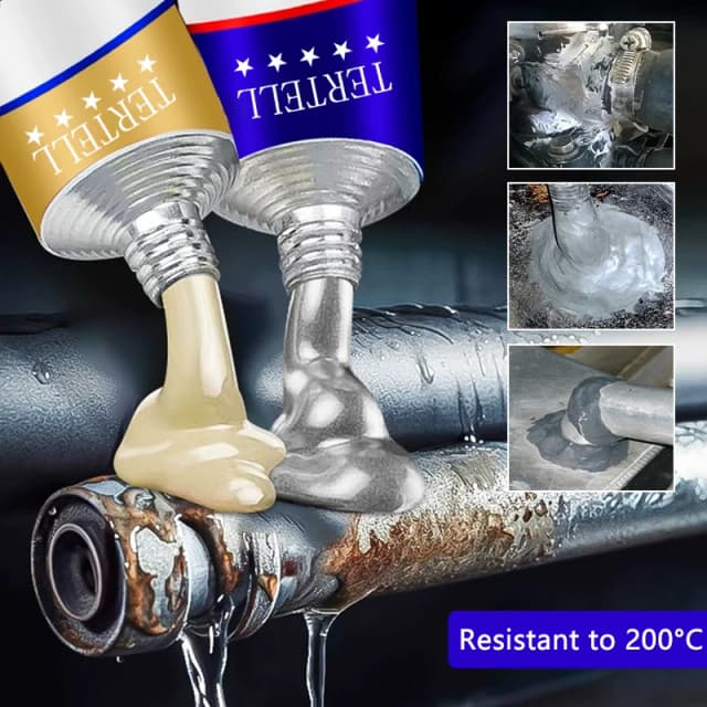 Kit de pasta mágica para reparación de metales, pegamento de soldadura resistente al calor y al frío para Metal, plástico, madera, sello impermeable, súper pegamento, 15/50/100g