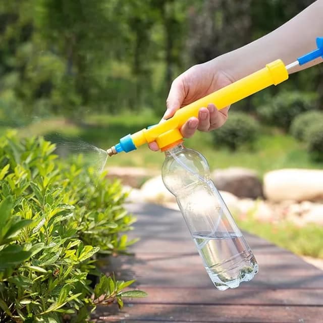 Artefacto de riego para jardín, pulverizador de botellas de bebidas, cabezal de pulverización de Cola, desinfección extraíble alternativa Universal, riego de verduras