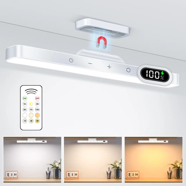 Luces de espejo regulables WILLED de 5W, luz de maquillaje ajustable de 3 colores con 120 LED, 2500mAh, luces Led recargables debajo del gabinete