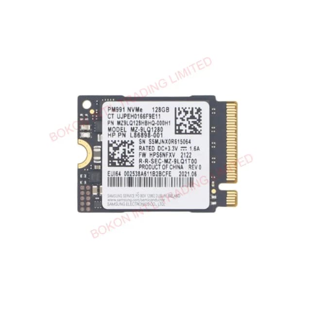 Unidad interna de estado sólido PM991, disco duro de almacenamiento de 128GB SSD, M.2 2230 NVME, PCIE3.0, para portátiles, tabletas, PC, MZ9LQ128HBHQ
