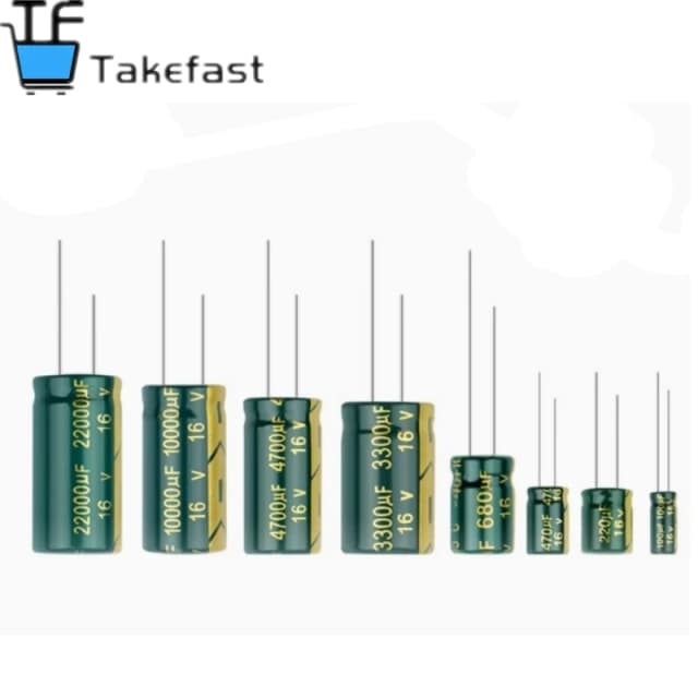 Condensador de aluminio de baja ESR de alta frecuencia 20% 10V 16V 25V 35V 50V 400V 100UF 220UF 330UF 470UF 680UF 1000UF 1500UF 2200UF 3300UF
