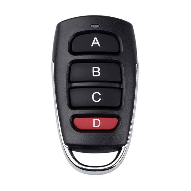 Control remoto inalámbrico RF de 433mhz, copia de código, duplicador de puerta de garaje, abridor remoto de llave de 433 Mhz