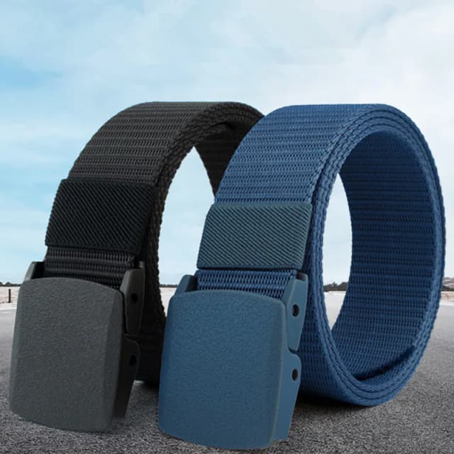 Cinturón militar para hombres 2024, cinturones militares, cinturón ajustable para hombres, cinturón táctico de viaje al aire libre con hebilla de plástico para pantalones de 120cm