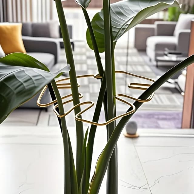 Soporte para tallo de planta, estabilizador Monstera duradero, entrenador de plantas trepadoras de Metal, jardín decorativo, soporte Ideal para plantas para el crecimiento