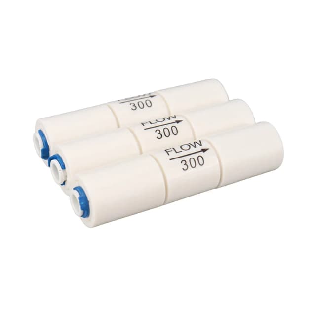 Sistema de agua RO de 300CC, 450CC, 800CC, 1500CC, limitador regulador de flujo de aguas residuales, manguera OD de 1/4 ", ósmosis inversa, instalación de tubería rápida