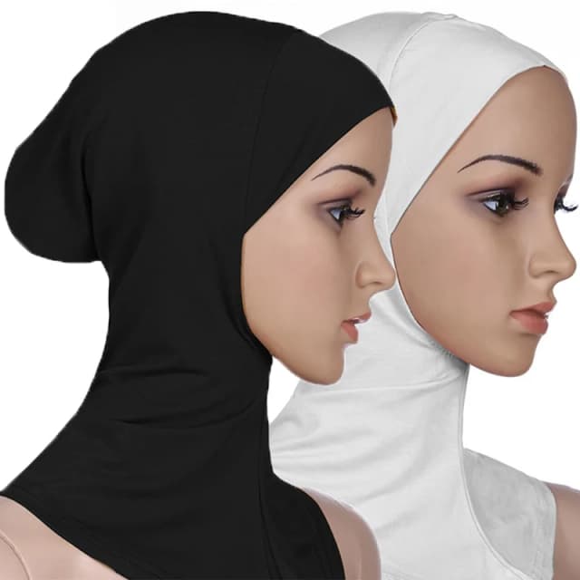 Ramadán islámico musulmán Underscarf mujeres velo Hijab pañuelos para la cabeza mujeres musulmanas bufanda turbantes cabeza para mujer Hijabs gorras sombrero