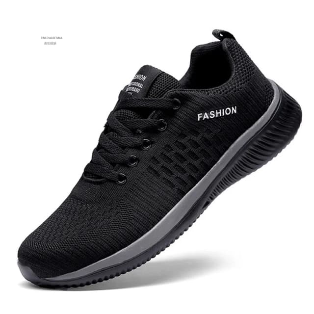 Zapatos de punto para correr para hombre, zapatillas informales de moda, transpirables, deportivas, atléticas, para gimnasio, zapatillas ligeras para hombre, zapatos informales