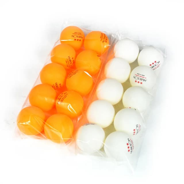 10 Uds Huieson nuevas pelotas de tenis de mesa de plástico ABS 3 estrellas 2,8g 40 +mm pelotas de Ping Pong para pelotas de entrenamiento de partido