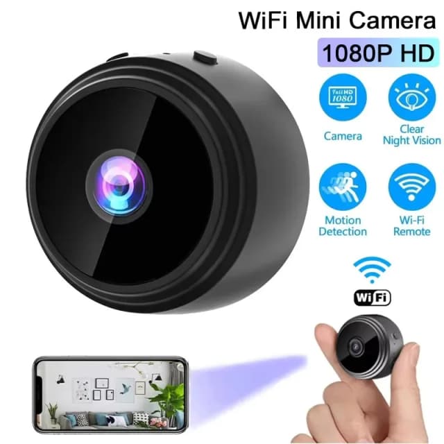 Mini cámara WiFi A9, grabadora de vídeo inalámbrica, cámara de protección de seguridad, cámara de monitoreo inteligente para el hogar, para bebés y mascotas