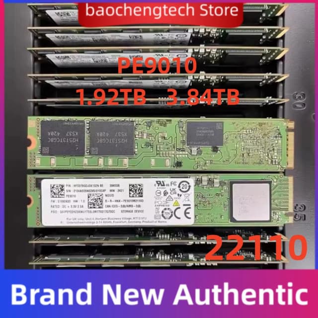 Nuevo Original PE9010 3,84 T 1,92 T M.2 22110 PCIE NVME Enterprise SSD unidad de estado sólido servidor para SK hynix escritorio