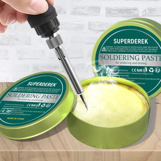 Pasta de soldadura Flujo de colofonia sin plomo Flujo de soldadura de alta pureza Flujo de pasta de reparación de soldador para reparación de PCB BGA PGA SMD
