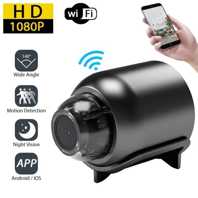 Nueva cámara HD 1080P inalámbrica Wifi vigilancia interior cámara de visión nocturna Mini cámara de vigilancia de seguridad Monitor de bebé
