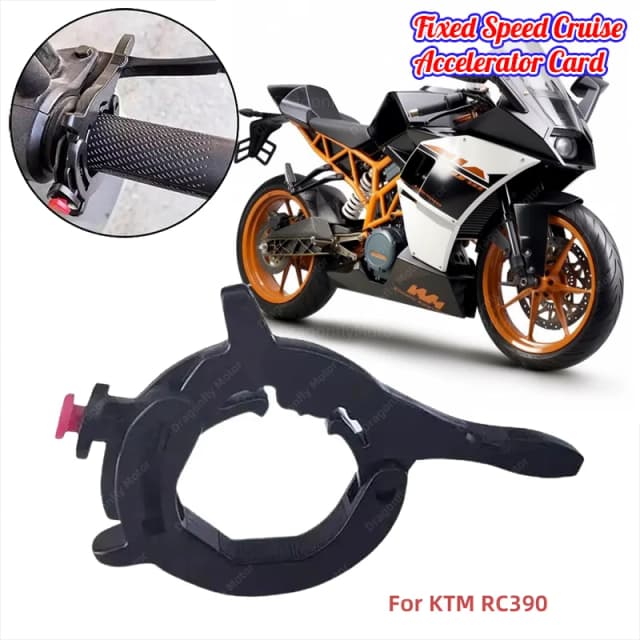 Manillar de Control de crucero para motocicleta, bloqueo del acelerador, asistencia para KTM RC390 RC 390 2014 2015 2016 2017 2018 2019 2020