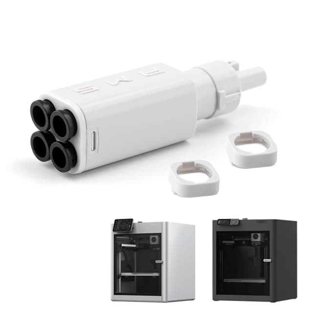Bambu Lab-impresora 3D AMS Lite, concentrador de filamento, componentes de cinco vías, interruptor, consumibles, impresión para Mini piezas Bambulab A1/A1
