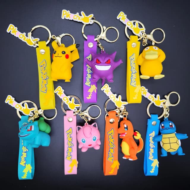 2024 el nuevo llavero de Pokemon Pikachu Koda pato colgante joyería figuritas muñeca de dibujos animados