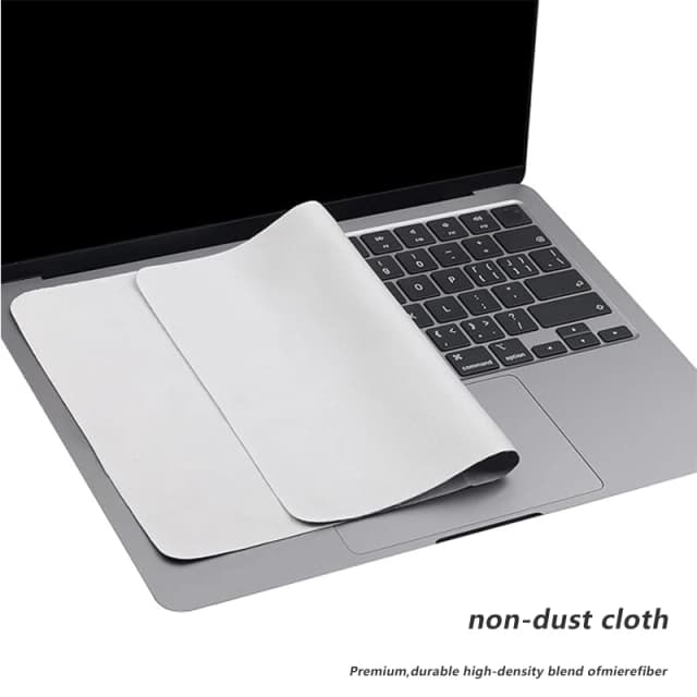 Funda antipolvo para teclado de microfibra para MacBook Pro de 15-16 pulgadas Air 15, tela protectora a prueba de polvo, ultrafina, impermeable, para teclado