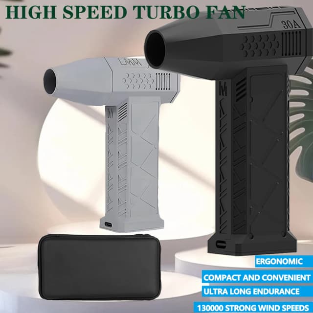 130000 RPM velocidad del viento 52 m/s Turbo Jet ventilador Turbo ventilador de aire potente ventilador de conducto Industrial Motor sin escobillas secador eléctrico de coche