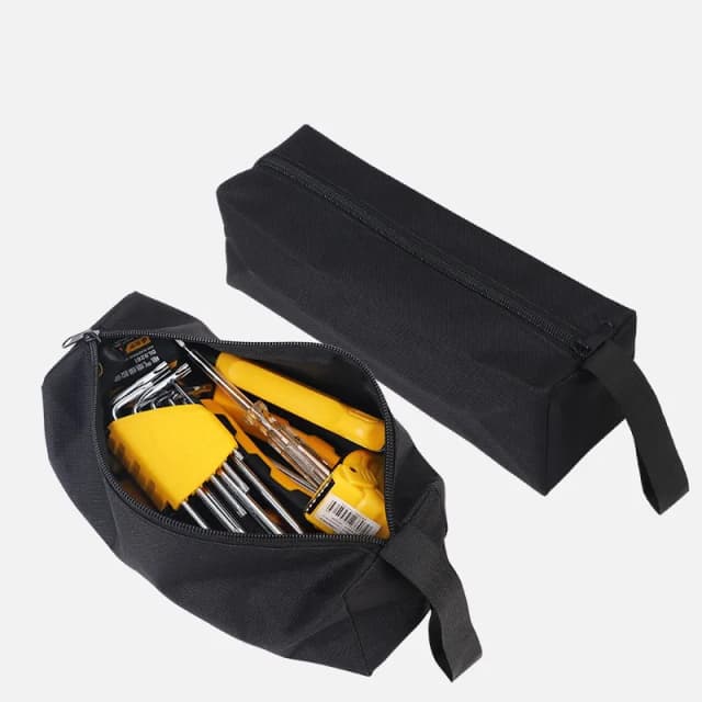 Bolsa de herramientas de mano de tela Oxford pequeña, Hardware anticaída, Mini bolsa organizadora de almacenamiento ligera multifuncional, Kit de reparación