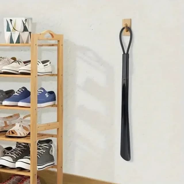 1 Cuchara para Zapatos Extra Larga y Flexible de Plástico, Duradera, Sin Necesidad de Doblar, Dispositivo de Asistencia para Mujeres Embarazadas
