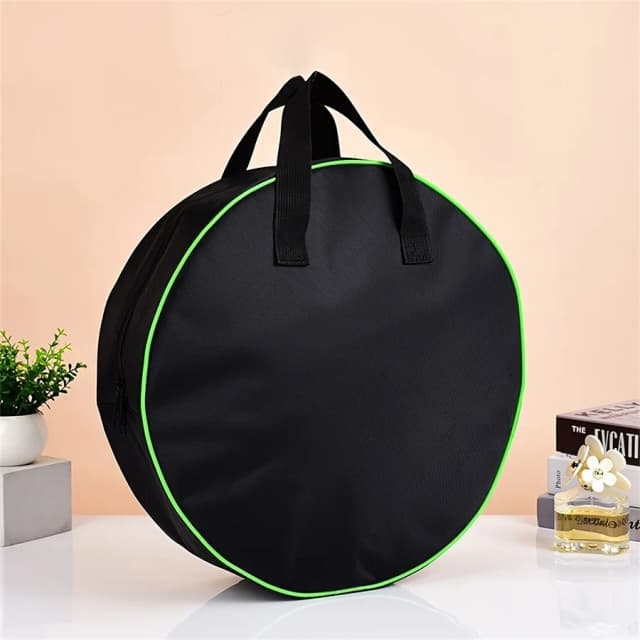 Bolsa de herramientas circular de tela Oxford impermeable: herrajes portátiles y bolsa de almacenamiento de cables de carga de coche