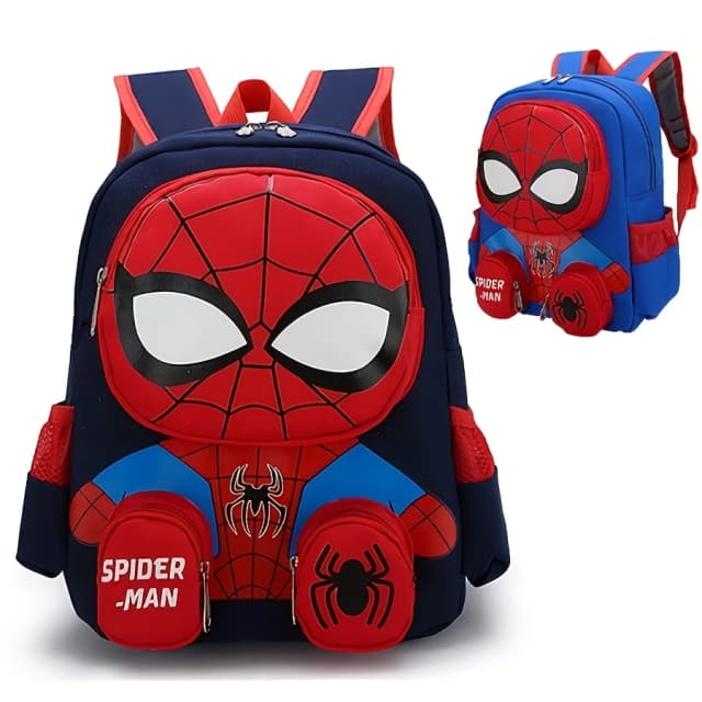 Mochila Disney Spiderman, mochila plegable de gran capacidad para exteriores, regalo para Navidad/cumpleaños