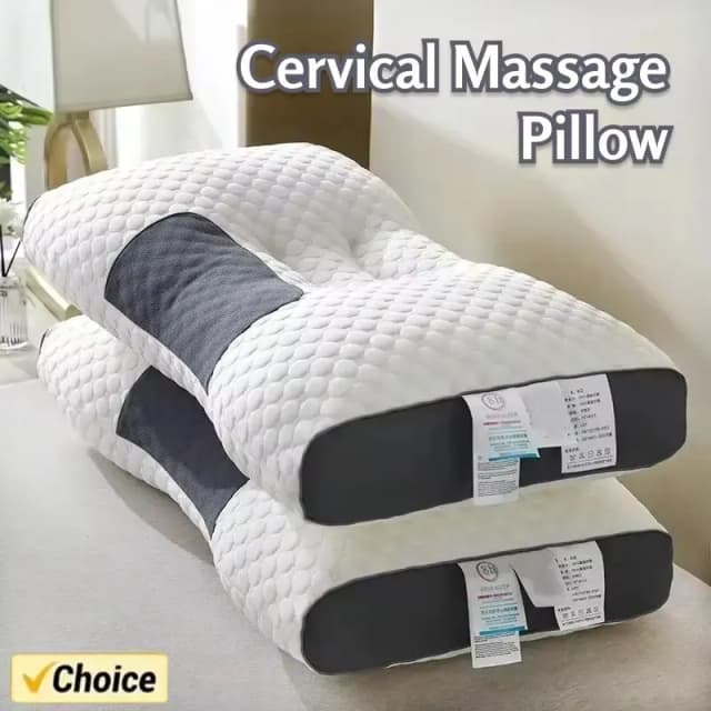 2024 NEWHoneycomb masaje almohada para proteger la vértebra cervical para ayudar a dormir en casa almohada central antibacteriana y antiácaros