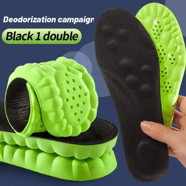 4D Sport Binnenzool Super Zachte Schoenen Zool Pads voor Voeten Schokabsorptie Manden Schoenzool Steunzool Orthopedische Inserts
