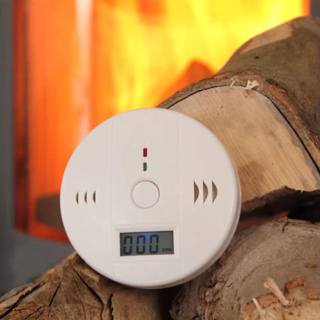 Alarma de monóxido de carbono, alarma de humo, Detector de Co, pantalla LCD, alarma inalámbrica para el hogar, Detector de fugas de Gas tóxico, alarma de sonido de fuego