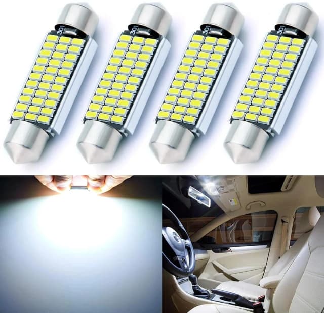 Festón 31mm 36mm 39mm 41mm bombilla LED superbrillante de alta calidad C5W C10W luz de matrícula de coche lámpara de cúpula de lectura Interior de coche