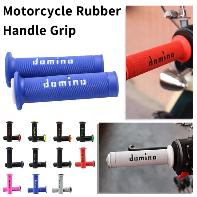 Empuñaduras de manillar de 7/8 "y 22mm, empuñaduras de motocicleta Dirt Pit Bike, manillar de Motocross, empuñadura de mano de Gel de goma, manos de freno