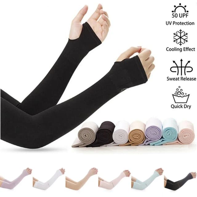 Protector de brazo Unisex, calentador de mangas para mujeres y hombres, mangas deportivas, protección solar UV, cubierta de mano, soporte para correr, pescar, ciclismo, esquí
