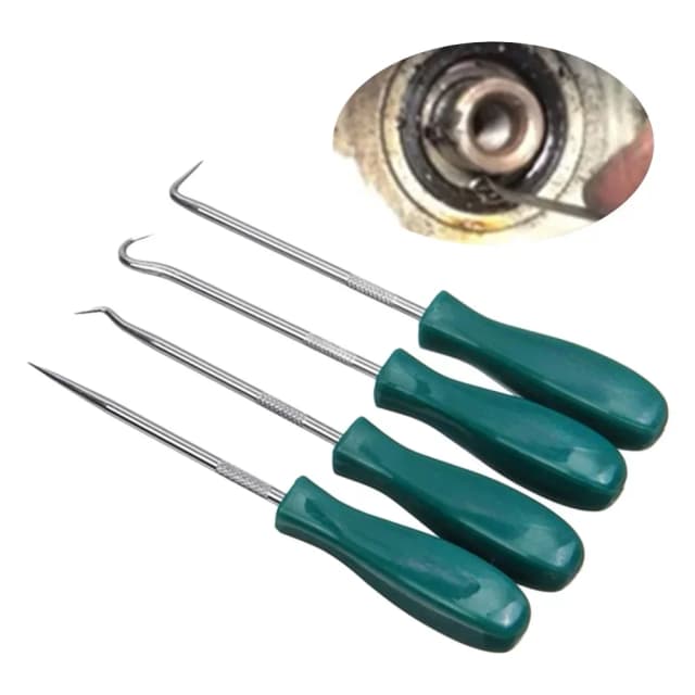 Juego de destornilladores con sello de aceite para coche, ganchos de selección para garaje, fontaneros generales, taller mecánico, herramientas para coche, 135mm, amagi, 4 Uds.