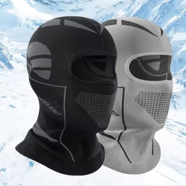 Bufanda térmica a prueba de frío para hombre y mujer, gorro de esquí de invierno, pasamontañas, máscara facial completa, esquí, ciclismo, caza, cabeza, cubierta para el cuello, forro para casco