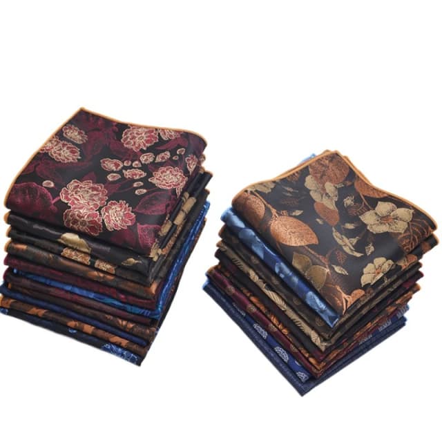 Pañuelo cuadrado de bolsillo para hombre, toalla de pecho de negocios, pañuelos a cuadros para caballeros, traje clásico, servilleta