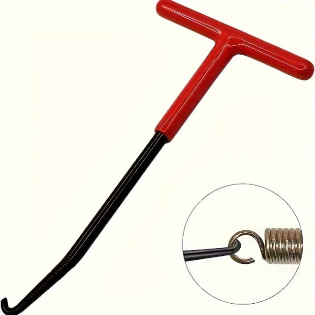 Gancho de resorte de escape para motocicleta, mango en forma de T, extractor de resorte de tubo de escape, ganchos instaladores, herramienta de reparación para extracción de resortes