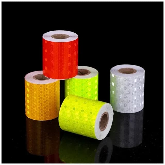 Cinta adhesiva reflectante para coche, accesorio de seguridad para remolque, camión, 6 colores, 5cm X 3m