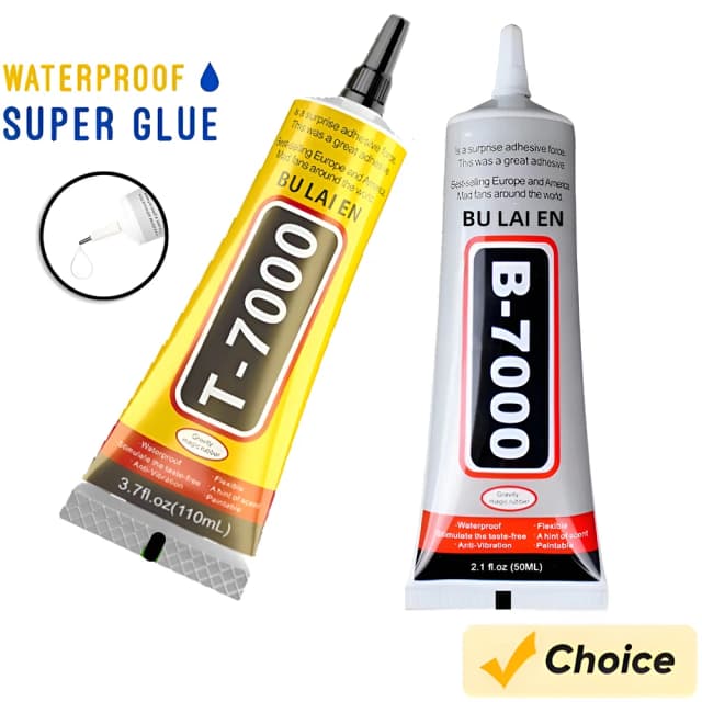 Adhesivo transparente para reparación de teléfonos, pegamento Universal de plástico para vidrio, bricolaje, T7000, con aplicador de precisión, 15ML, 50ML, 110ML, B-7000