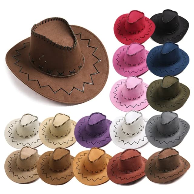 Sombrero de vaquero para novia, sombrero de vaquera, accesorios de vaquero, sombrero de vaquero para mujer NZM02