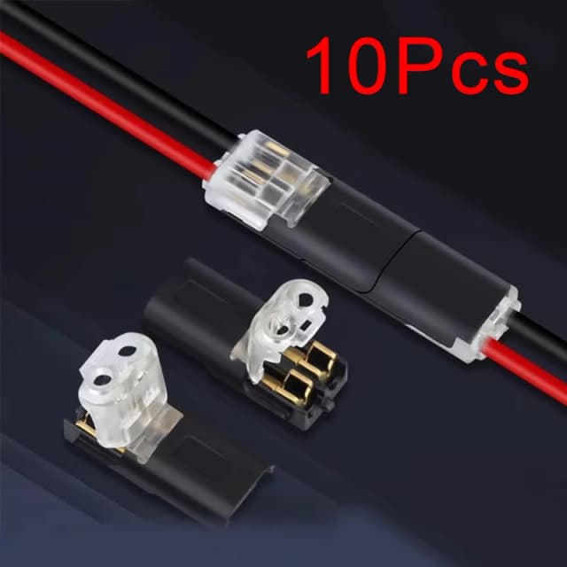 10 Uds. Conector eléctrico automotriz de 2 pines conexión de Terminal de tira conector eléctrico impermeable Cable de coche