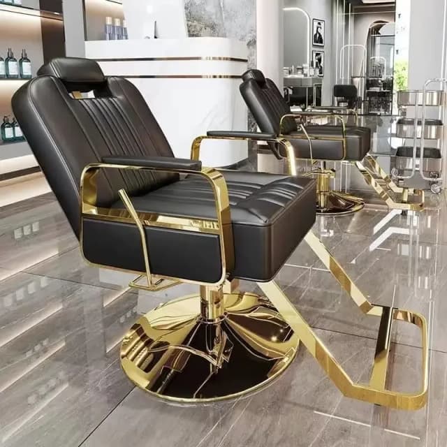 Peluquería salón De belleza sillas De peluquero sillas De peluquería giratorias taburetes altura ajustable Silla De Barbero peinado cabello
