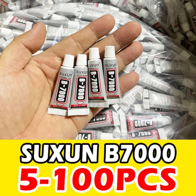 5-100 Uds SUXUN B7000 Super pegamento 3ml teléfono móvil pantalla táctil adhesivo teléfono DIY punto de reparación joyería de diamante pegamento de vidrio