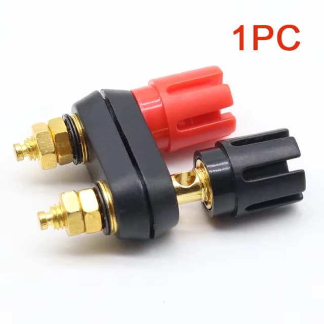 1 Uds altavoz banana enchufe vinculante poste terminal conector banana enchufe doble hembra Banana para amplificador de altavoz