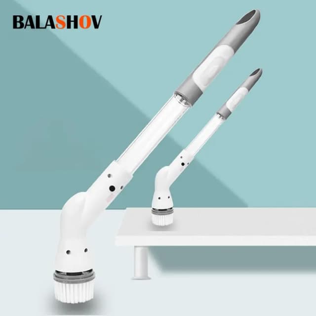 Cepillo de limpieza eléctrico multifuncional con carga USB, herramienta de limpieza para baño y cocina, cepillo de limpieza para el hogar